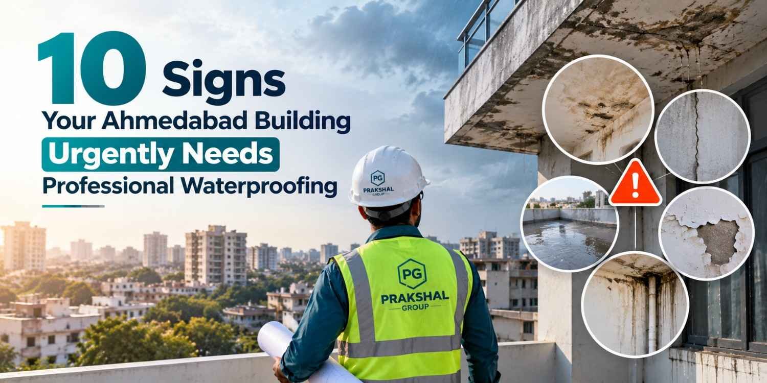 10 Signs Your Ahmedabad Building Urgently Needs Professional Waterproofing